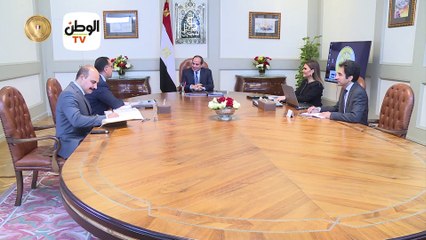 لقاءات الرئيس عبدالفتاح السيسي اليوم