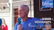 La réaction du bayonnais de naissance Didier Deschamps après la remontée en Top 14 de  l'Aviron Bayonnais