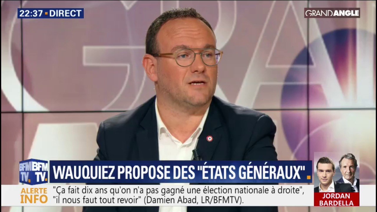 Damien Abad à propos des Républicains: "les salles sont pleines, les urnes sont vides"