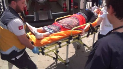 Taksim'de kadın turist sıcaktan bayıldı