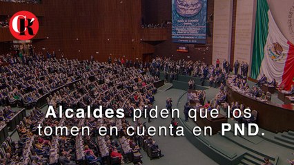 Alcaldes piden que los tomen en cuenta en PND.