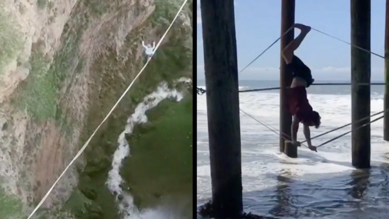 These Aren't Your Average Slackliners