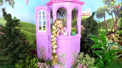 Barbie Rapunzel Bedroom Morning Routine - Cruise Ship with Elsa & Anna