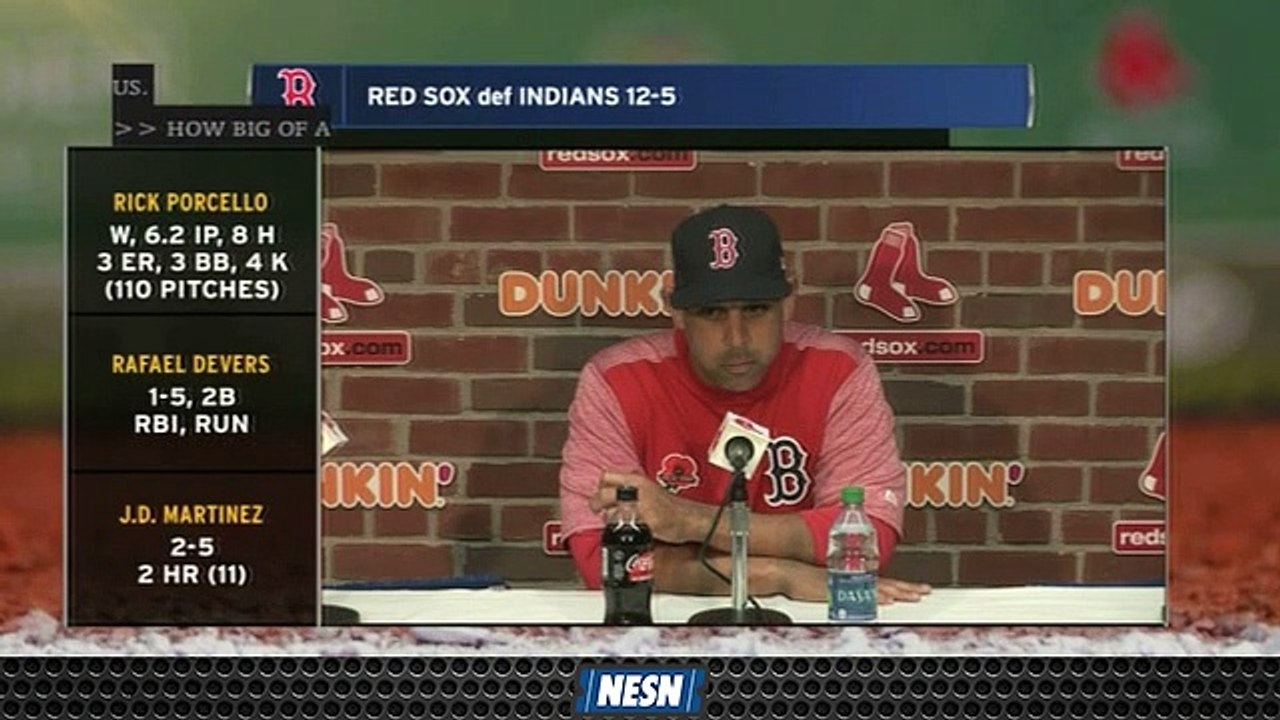 Alex Cora Seeing Marked Improvements In Red Sox Defense