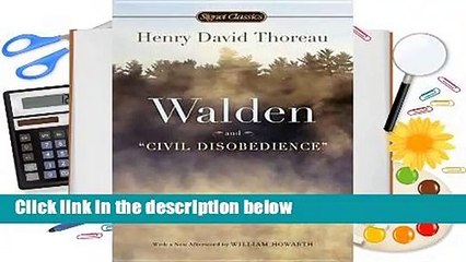 Walden and Civil Disobedience  Review