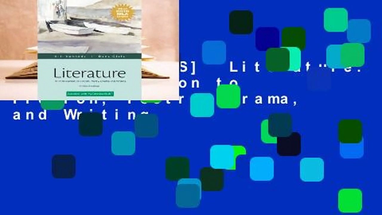 [NEW RELEASES]  Literature: An Introduction to Fiction, Poetry, Drama, and Writing