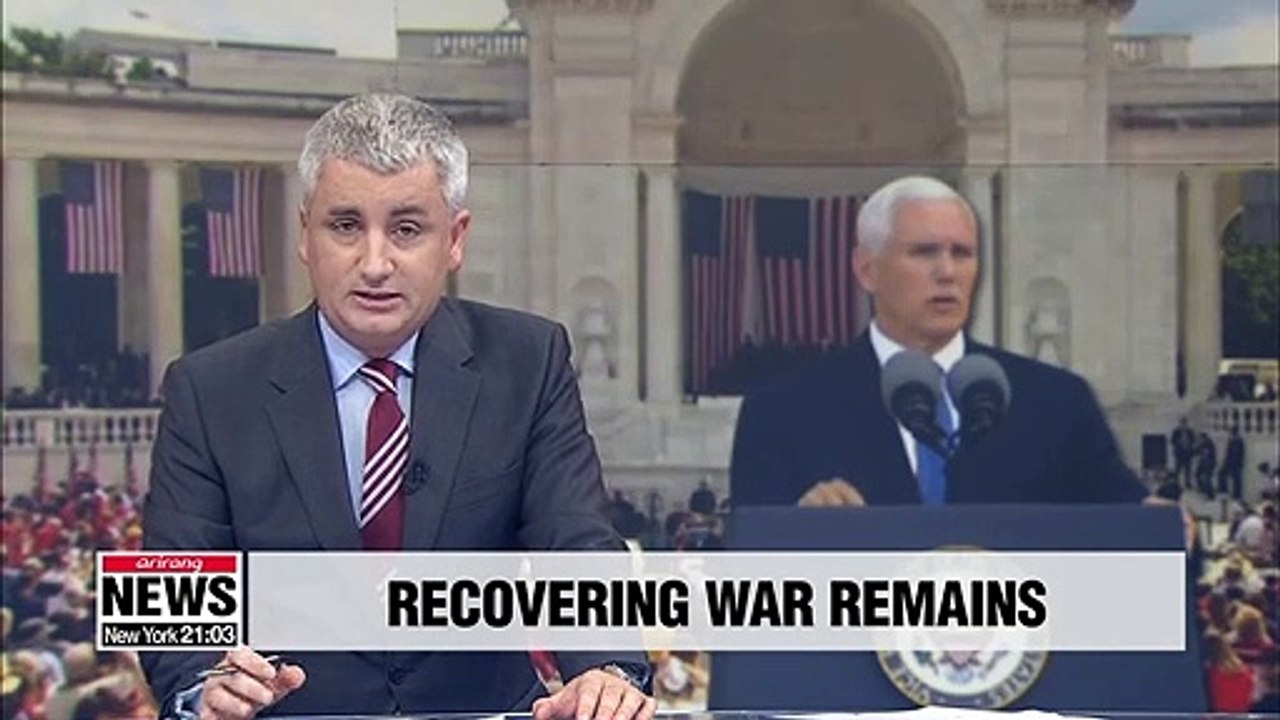 U.S. will continue to recover remains of American soldiers killed during Korean War: Pence