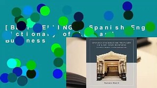 [BEST SELLING]  Spanish-English Dictionary of Law and Business