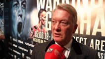 FRANK WARREN ON WARRINGTON-GALAHAD, KOVALEV-YARDE, TYSON FURY, SAUNDERS, WILDER TURNING DOWN DAZN