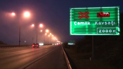 Kadıköy istikametini yoğun sis  kapladı