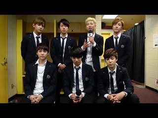 BTS - First English Interview "2014 was the busiest time of our whole lives!"