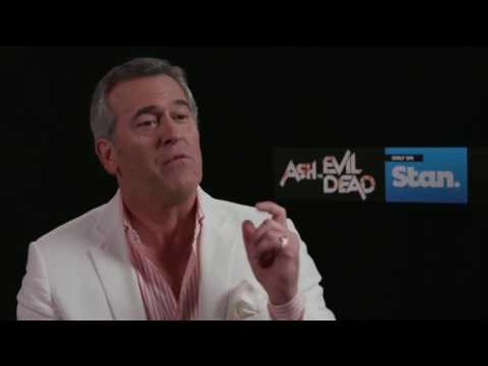 Bruce Campbell on Ted Raimi (Chet in "Ash vs Evil Dead") and the torment of Sam Raimi
