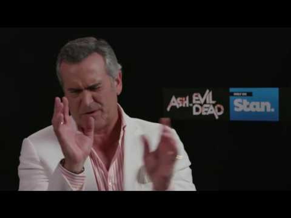 Bruce Campbell on revealing Ash's backstory in "Ash vs Evil Dead" Season 2