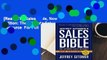 [Read] The Sales Bible, New Edition: The Ultimate Sales Resource  For Full