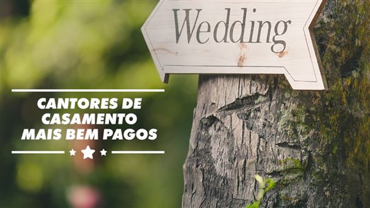 Quanto alguns famosos cobram para cantarem em casamentos