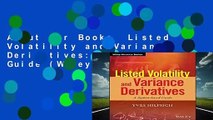 About For Books  Listed Volatility and Variance Derivatives: A Python-based Guide (Wiley Finance)