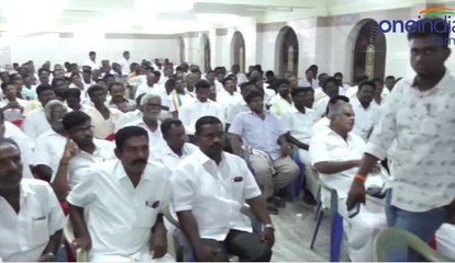 சோளிங்கரில் பாமக சார்பில் போட்டியிட்ட அரக்கோணம் வேட்பாளர் ஏ.கே மூர்த்தி நன்றி அறிவிப்பு- வீடியோ