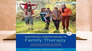 Full E-book Mastering Competencies in Family Therapy: A Practical Approach to Theory and Clinical