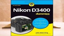 Online Nikon D3400 for Dummies  For Full