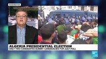 Algeria presidential election poll planned for July 4 will likely be delayed