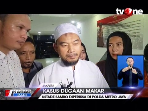 Ustaz Sambo Diperiksa 17 Jam Soal Kasus Makar Eggi Sudjana