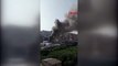 İstanbul'da metro inşaatında işçilerin kaldığı konteynerlerde yangın