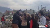 Report TV - Prishja e banesave , tension mes policisë dhe banorëve të Bregut të Lumit