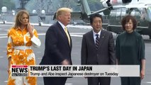President Trump spends last day in Japan highlighting Washington-Tokyo alliance