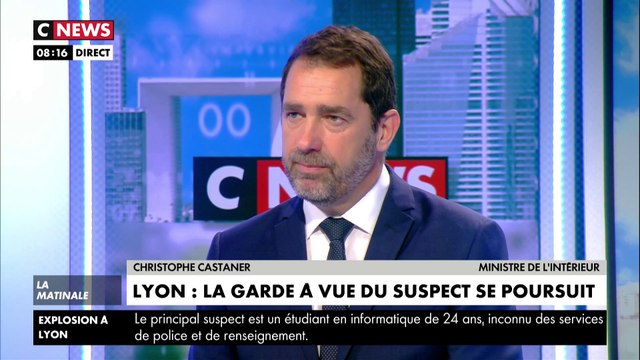 Christophe Castaner : «Nous avons actuellement en détention le responsable de cet acte qui aurait pu tuer»