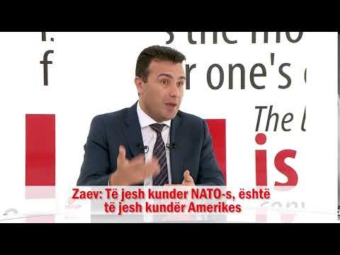 Zaev Të jesh kundër NATO s, është të jesh kundër Amerikës