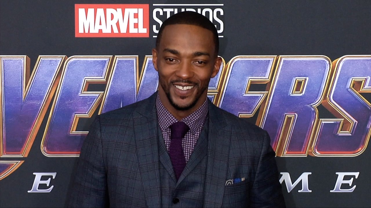 Anthony Mackie "Avengers: Endgame" World Premiere Purple Carpet