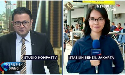 Selasa (28/5), Pemudik Mulai Padati Stasiun Senen