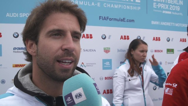 Formula E BMW i Berlin E-Prix Antonio Felix da Costa Reazione