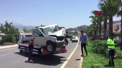 ANTALYA GAZİPAŞA'DA KAZA 1 YARALI