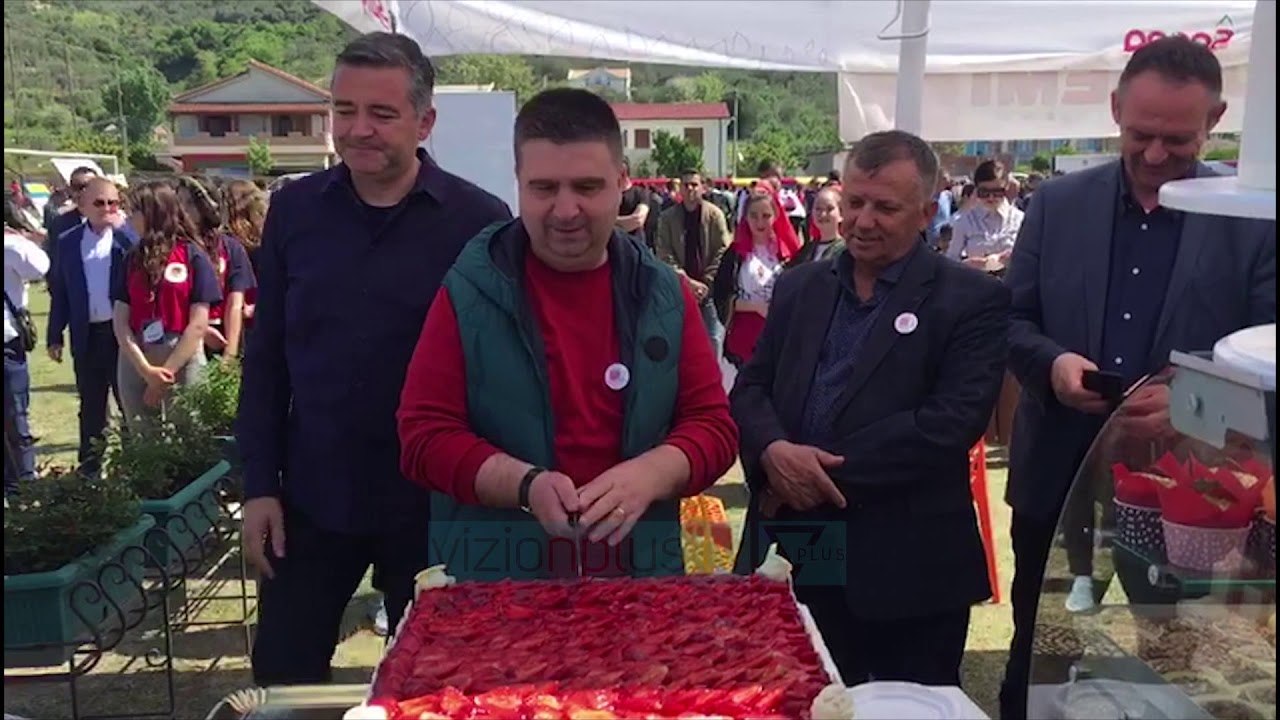 Festa e luleshtrydhes në Fier - News, Lajme - Vizion Plus