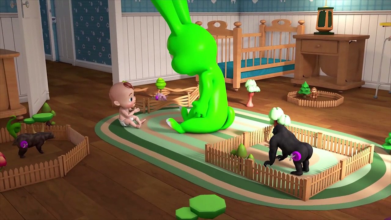 Los animales de granja y sus crías se transforman en animales salvajes y sus crías BABY FAMILY 2019