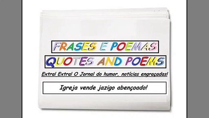 Notícias engraçadas: Igreja vende jazigo abençoado! [Frases e Poemas]