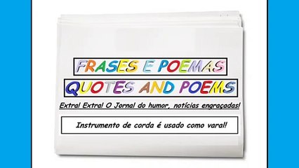 Notícias engraçadas: Instrumento de corda é usado como varal! [Frases e Poemas]