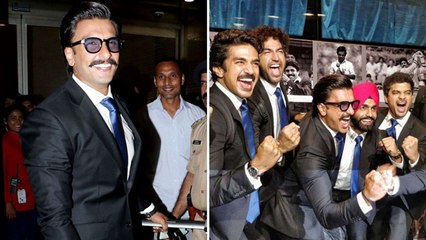 Ranveer Singh And '83 Team Snapped While Leaving For London Shoot