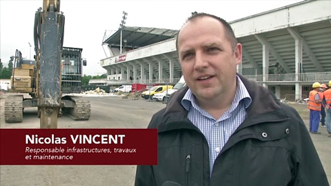 La démolition de la Tribune Sud en vidéo !