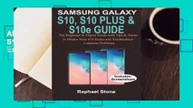 About For Books  SAMSUNG GALAXY S10, S10 PLUS & S10e Guide: The Beginner to Expert Guide with tips