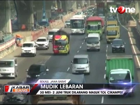 Truk Dilarang Melintas Tol Cikampek 30 Mei-2 Juni