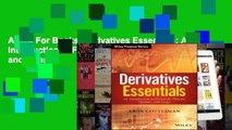 About For Books  Derivatives Essentials: An Introduction to Forwards, Futures, Options and Swaps