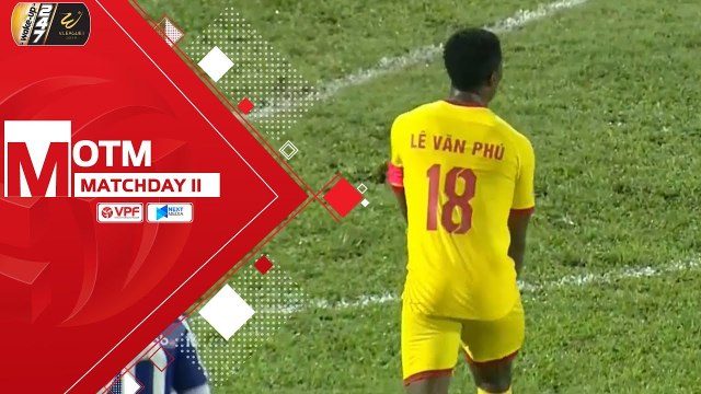 Lê Văn Phú, điểm tựa tin cậy nơi hàng phòng ngự của Nam Định | Cầu thủ xuất sắc nhất trận |VPF Media