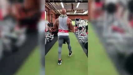 The Rock trainning