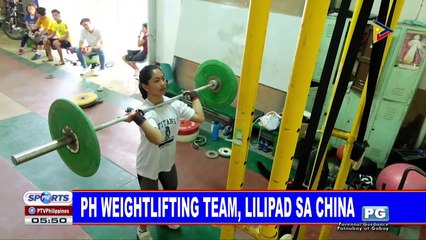 PH Weightlifting team, lilipad sa China