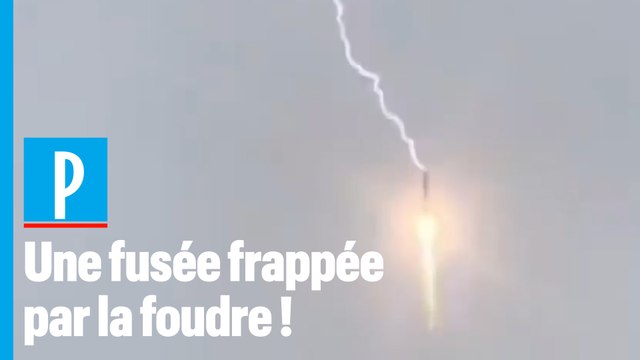 Une fusée russe frappée par la foudre en plein décollage