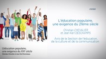 L'éducation populaire, une exigence du 21ème siècle - cese