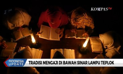 Tradisi Mengaji di Bawah Sinar Lampu Teplok