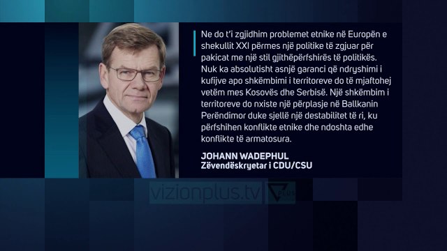 Berlini: Jo shkëmbim territoresh Kosovë-Serbi - News, Lajme - Vizion Plus